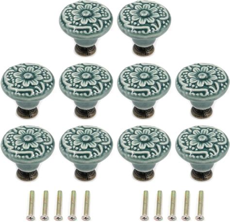 metal kitchen box porcelain knob|Amazon.com: Porcelain Cabinet Hardware.